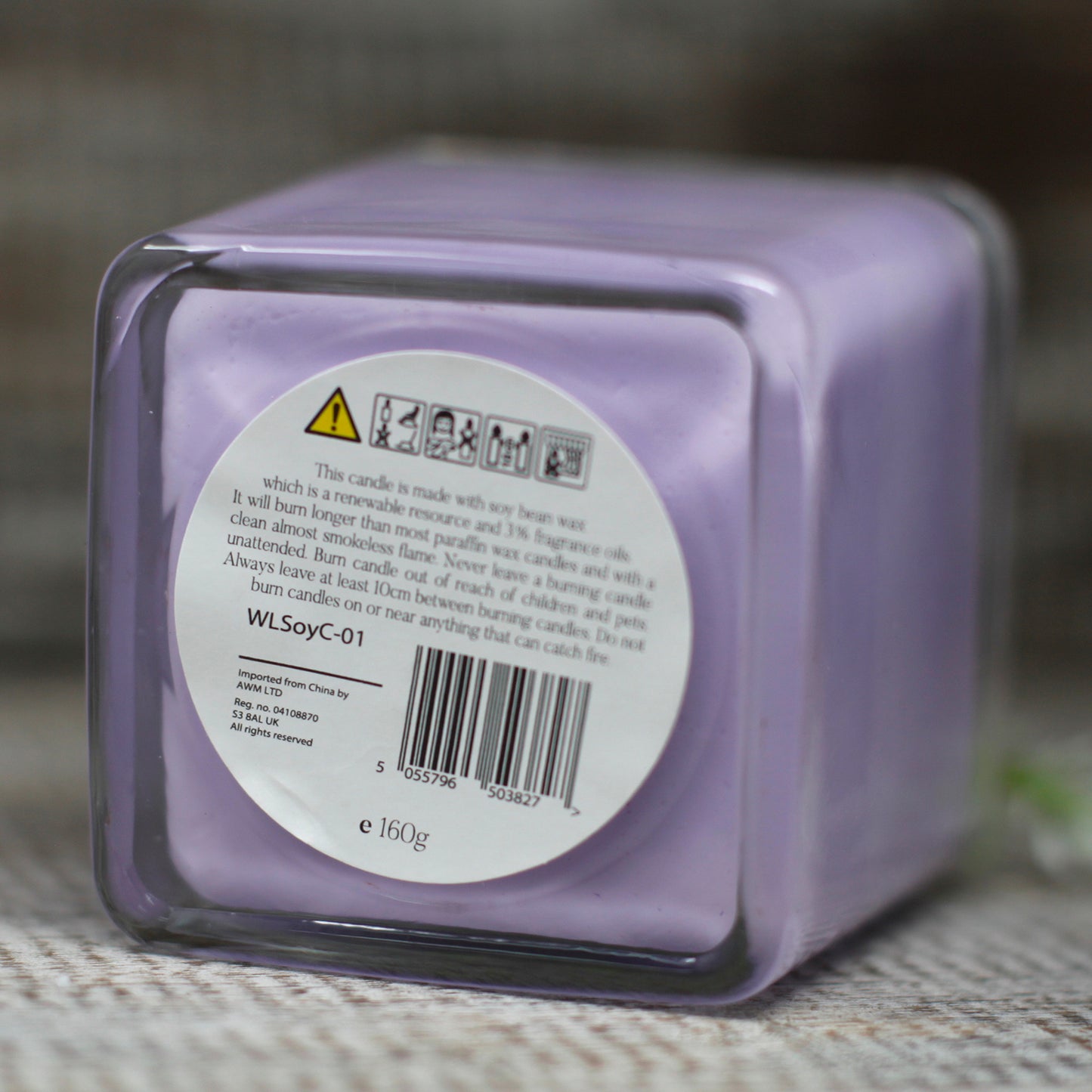 White Label Soy Wax Jar Candle - Baby Powder