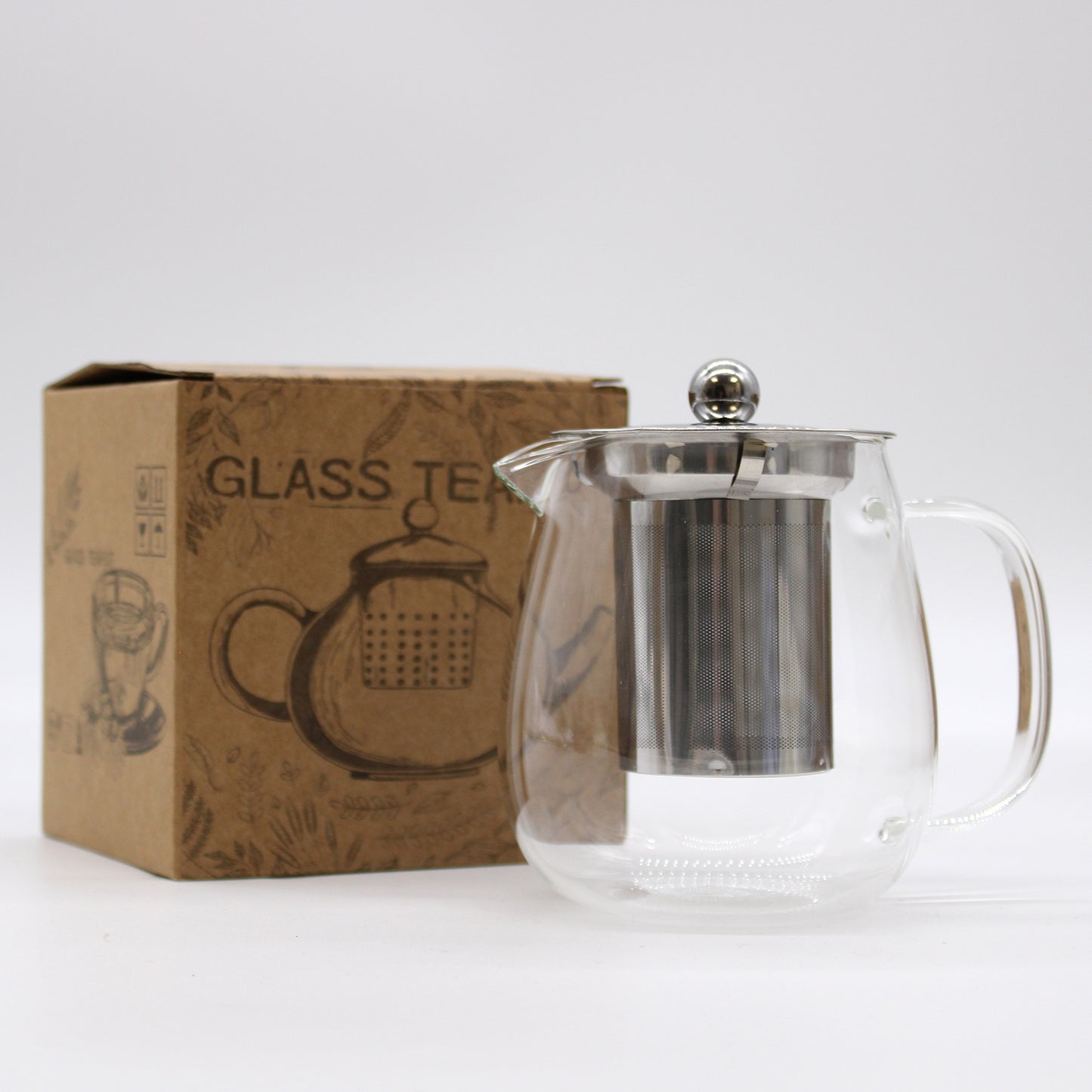 Glass Infuser Teapot - Contemporary - 550ml