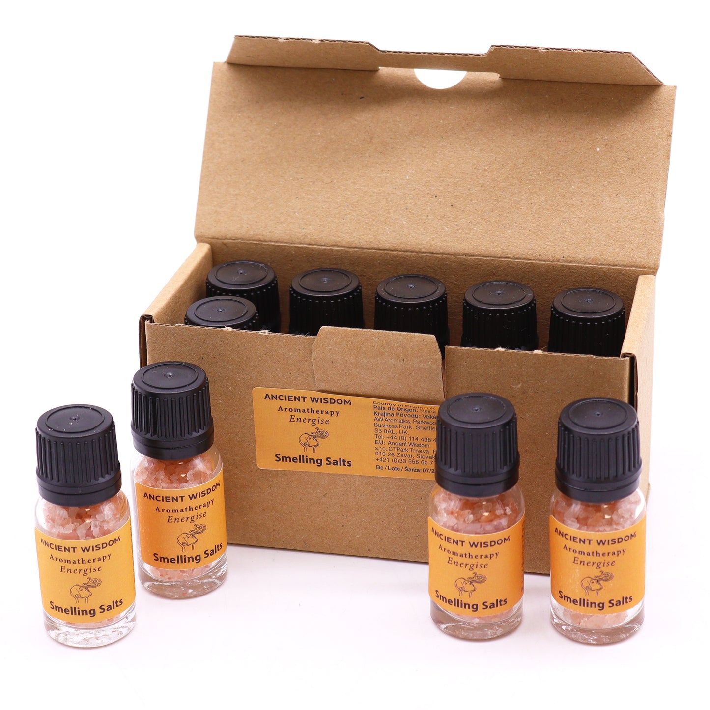 Energise Aromatherapy Smelling Salt