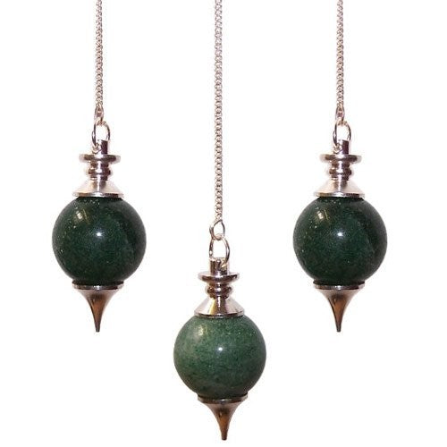 Sphere Pendulums - Green Aventurine