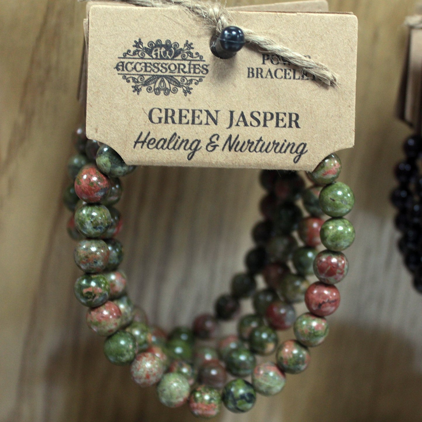 Power Bracelet - Green Jasper
