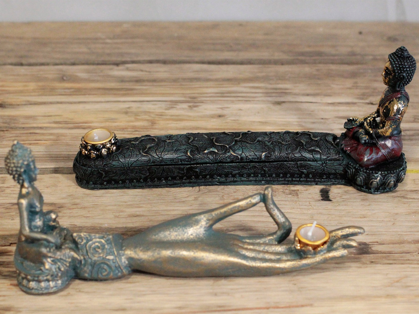 Antique Buddha - Hand Incense Burner