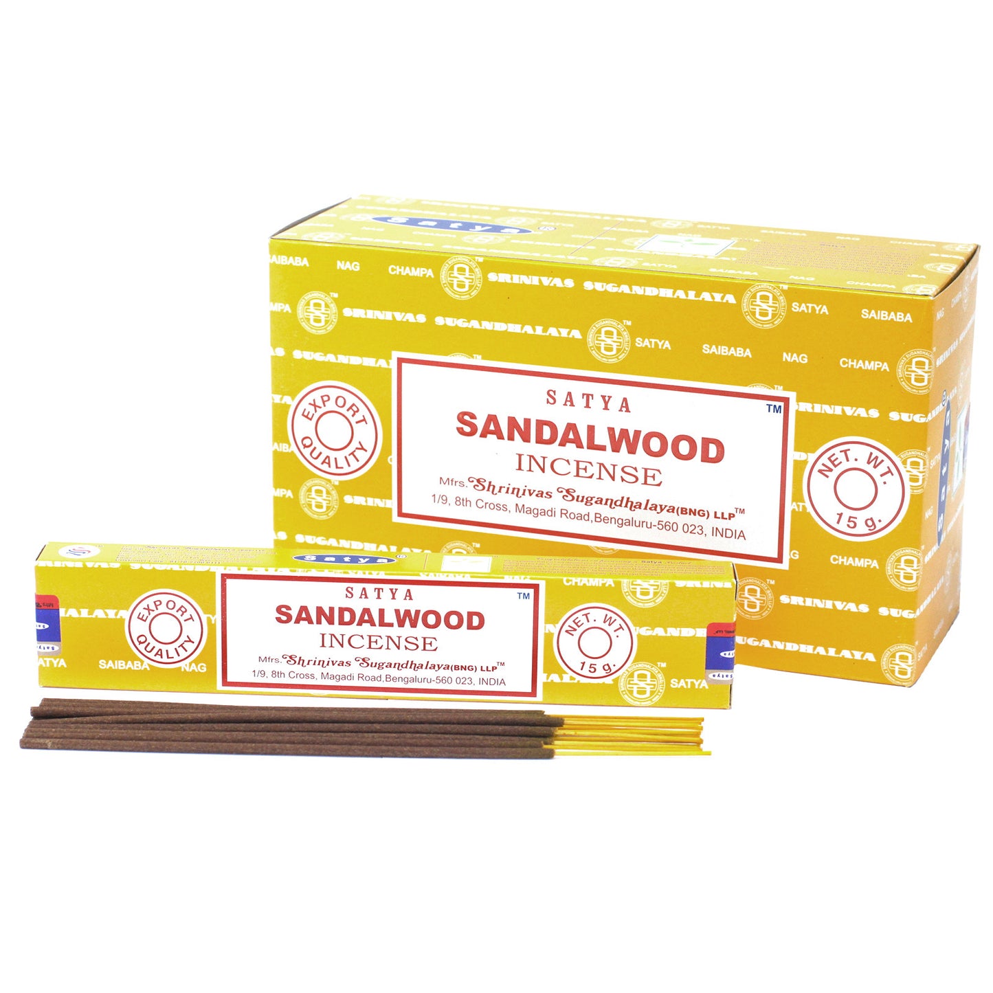 Satya Incense 15gm - Sandalwood