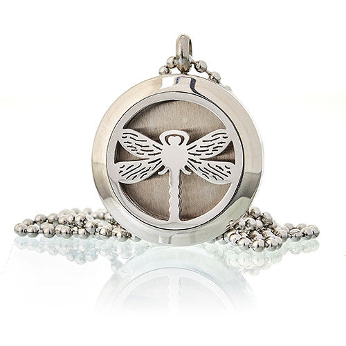 Aromatherapy Diffuser Necklace - Dragonfly 25mm