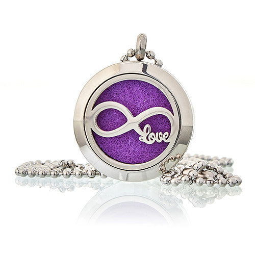 Aromatherapy Diffuser Necklace - Infinity Love 25mm