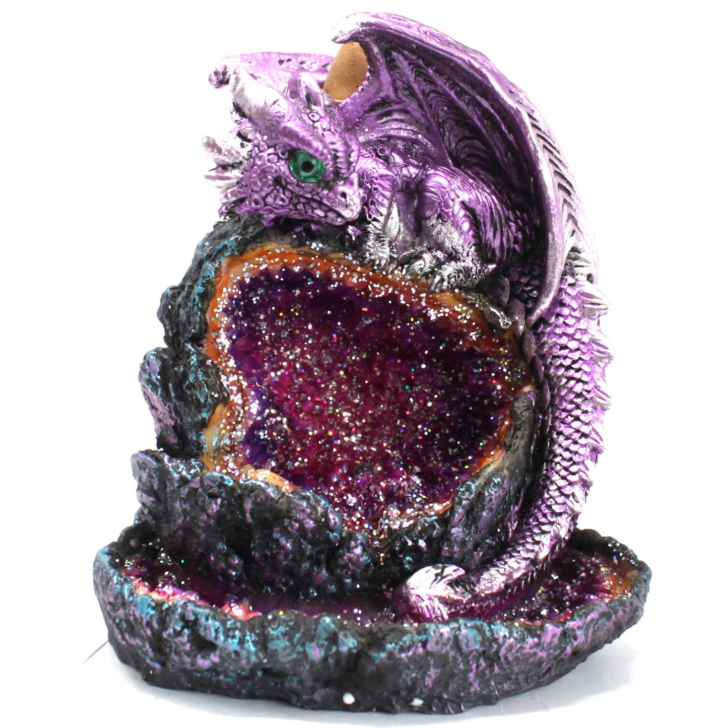 Crystal Cave Purple Dragon LED Backflow Incense
Burner