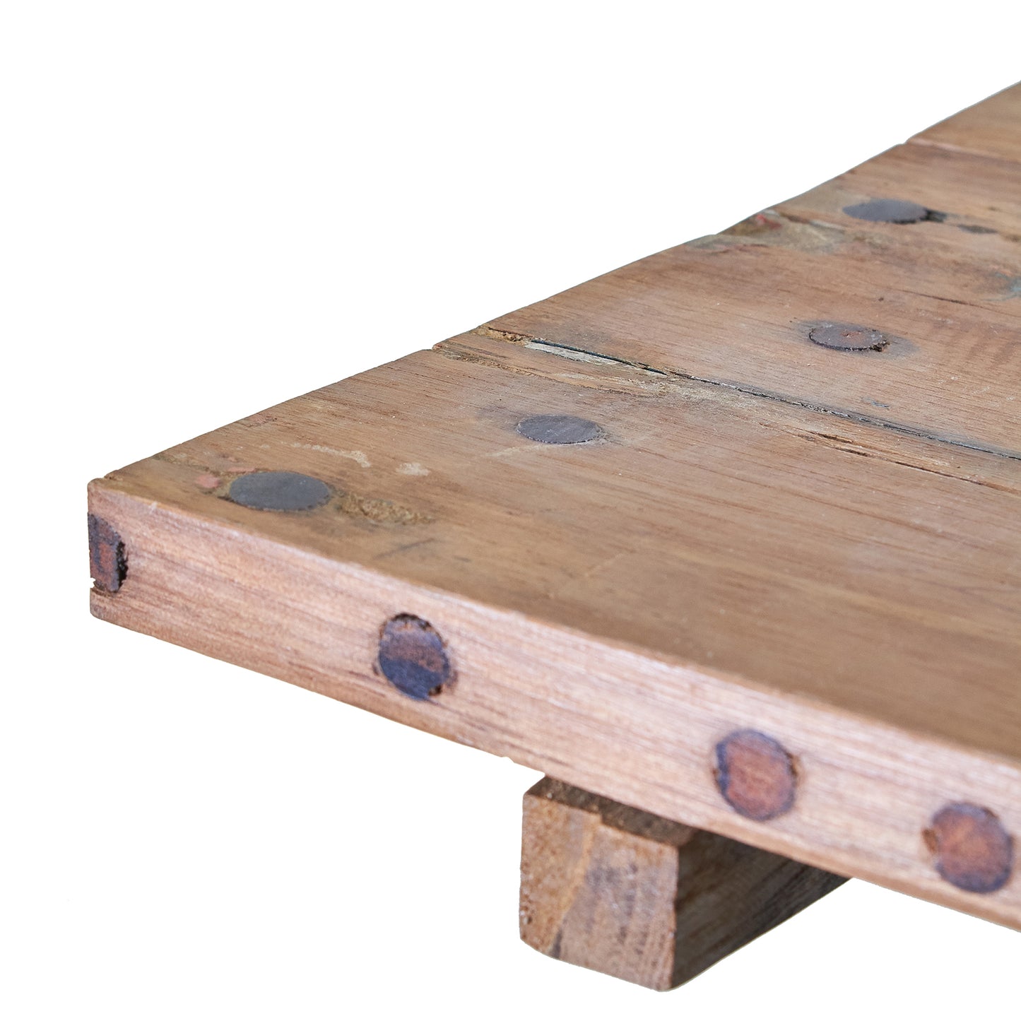 Square Folding Coffee Table - 50cm - Recycled Wood