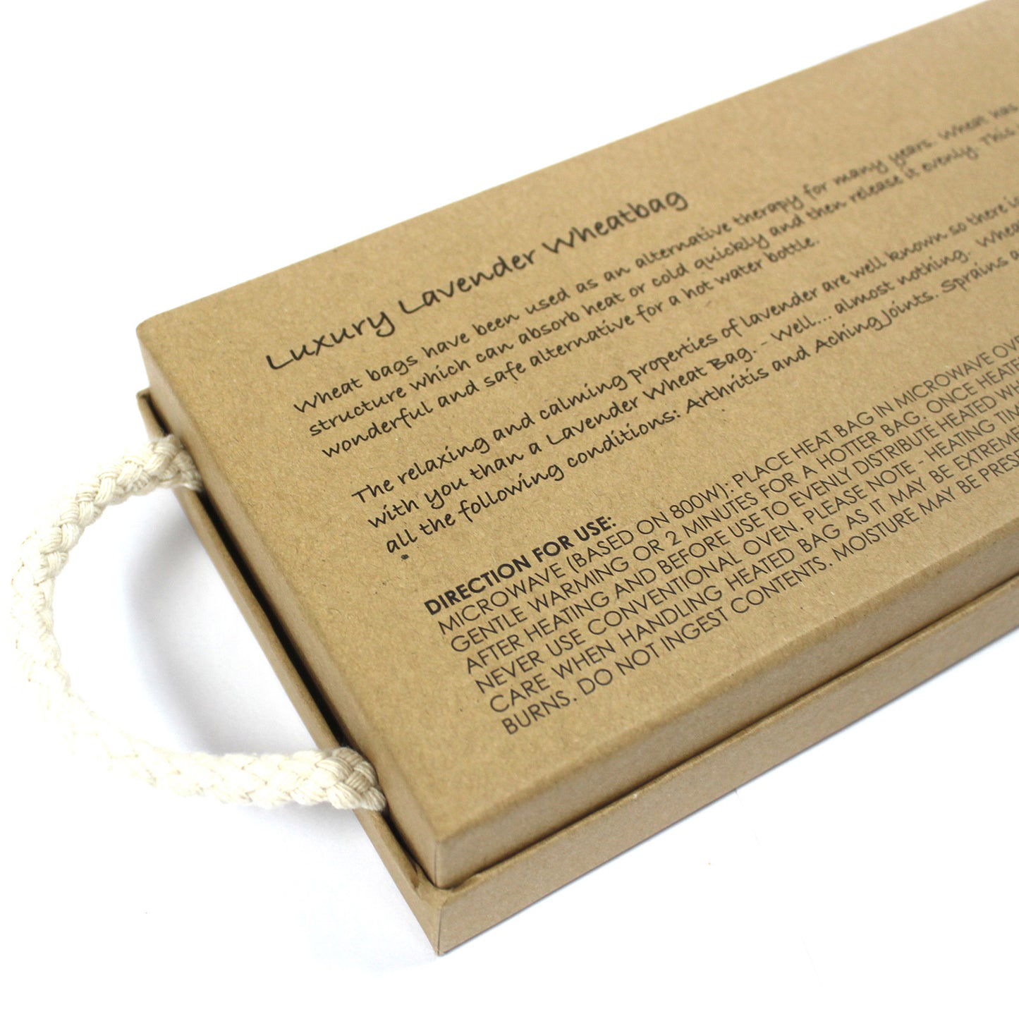 Luxury Lavender  Wheat Bag in Gift Box  - Night Leopard