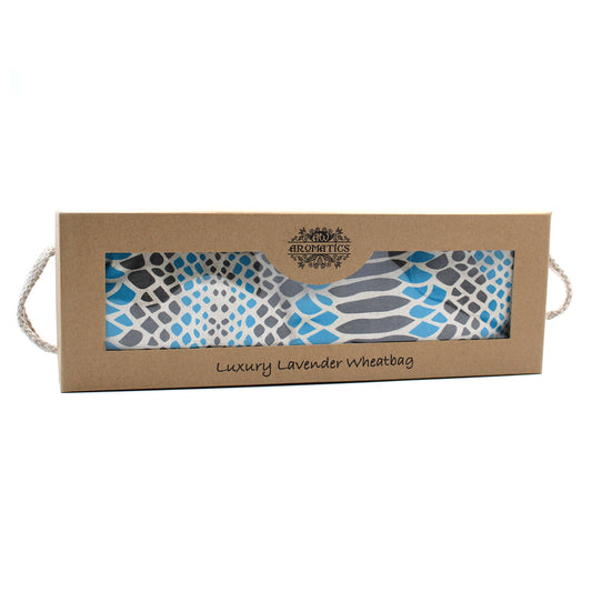 Luxury Lavender  Wheat Bag in Gift Box  - Blue Viper