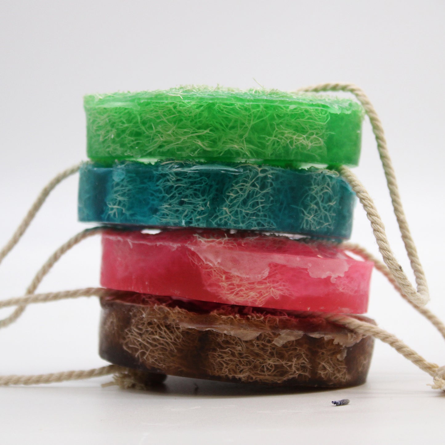 Fruity Scrub Soap on a Rope - Mango