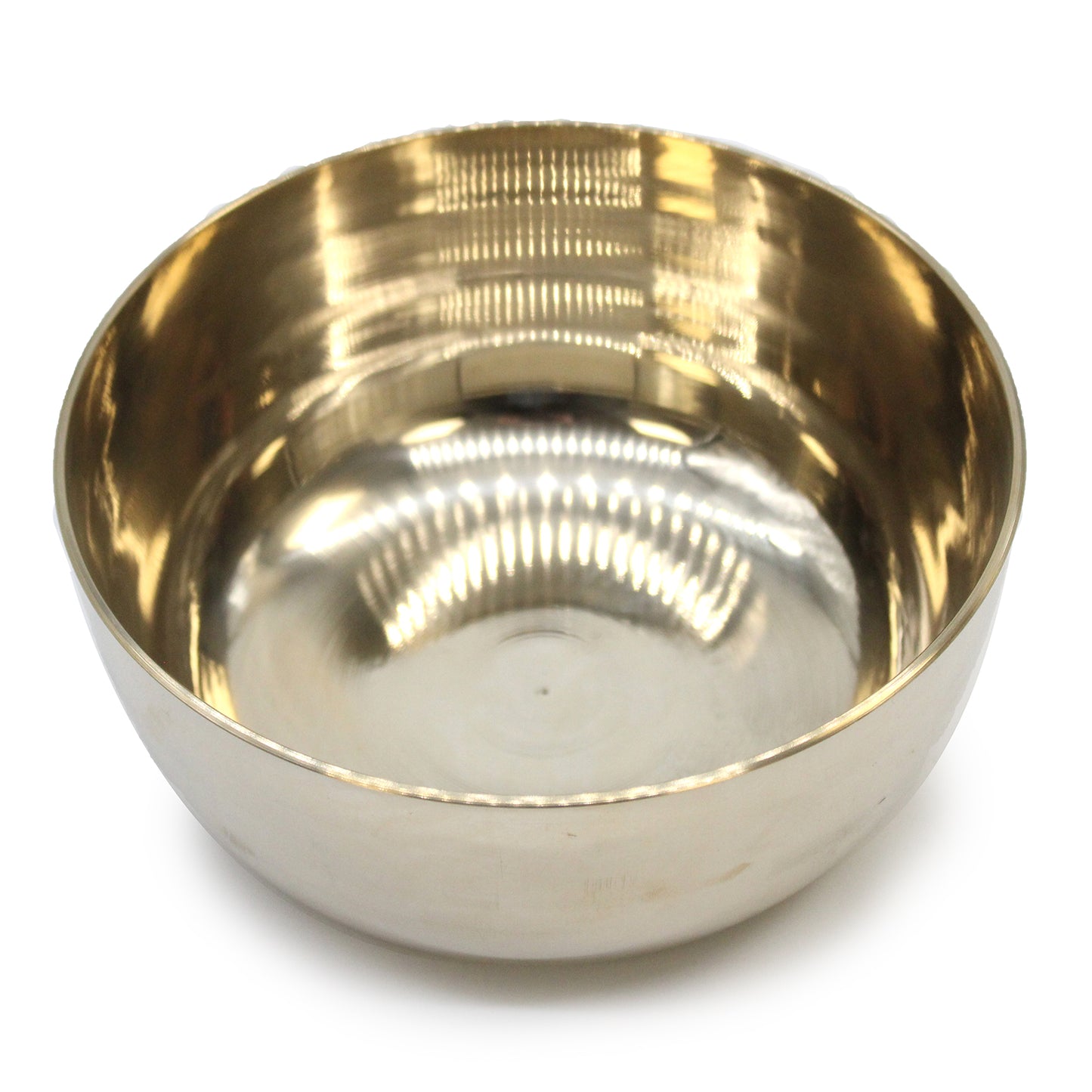 Large Brass Sing Bowl - 17cm