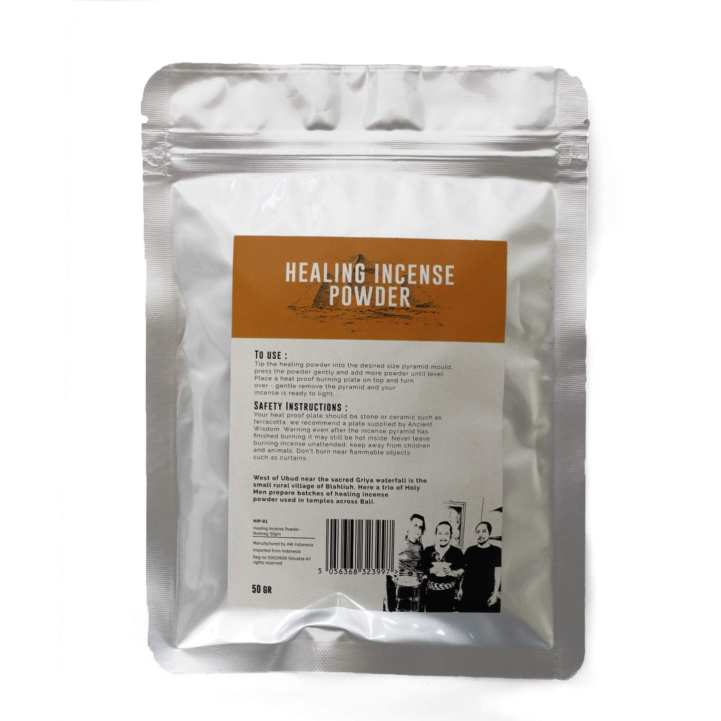 Healing Incense Powder - Nutmeg 50gm