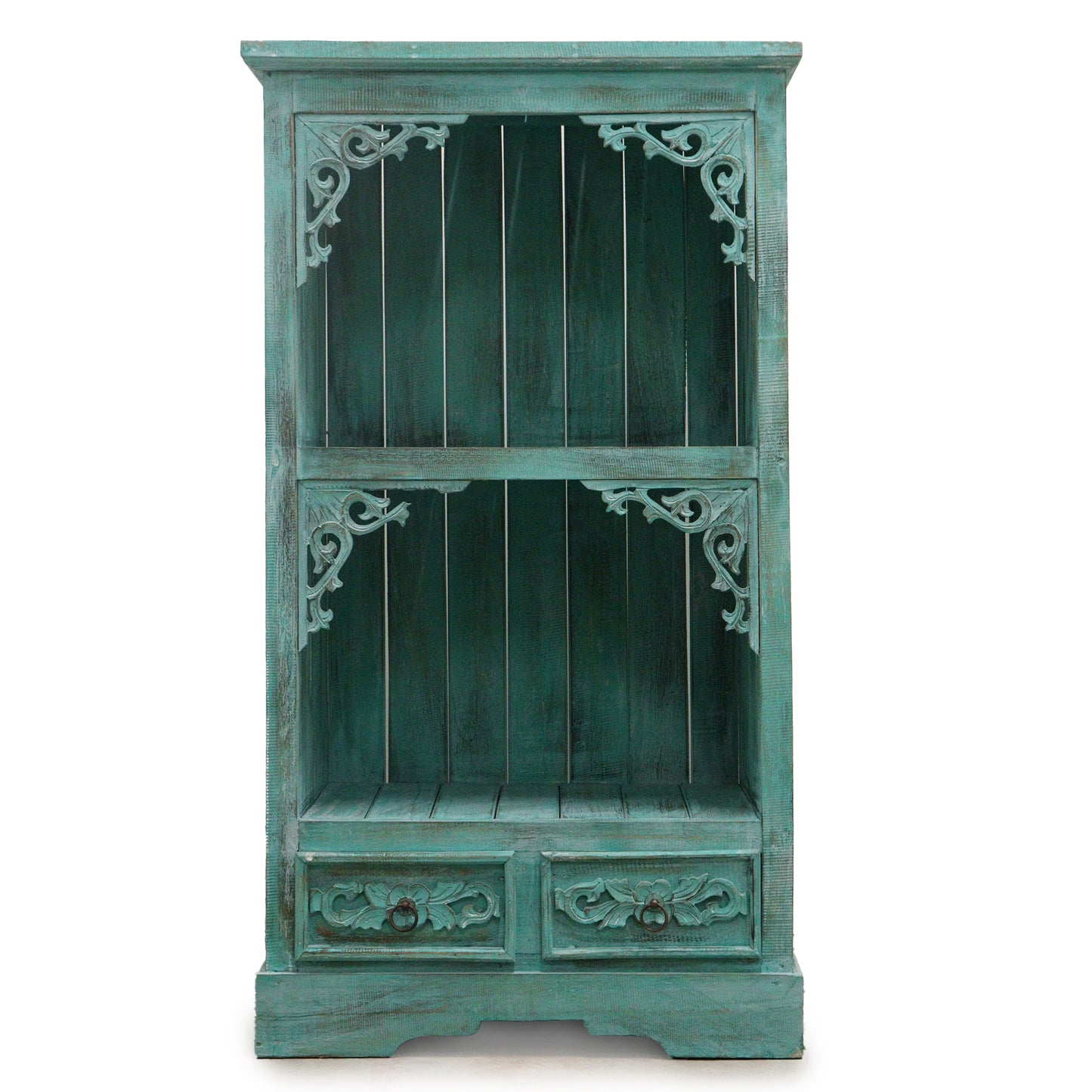 Albasia Bathroom Cabinet - Turquoise wash