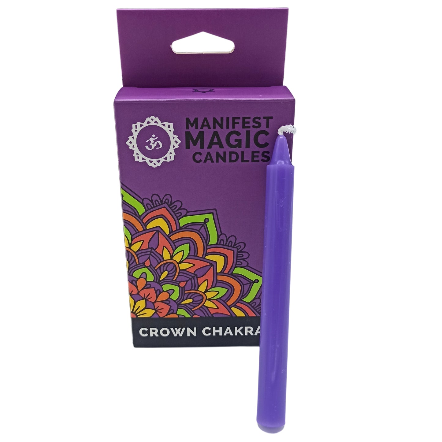 Manifest Magic Candles (pack of 12) - Violet - Crown Chakra