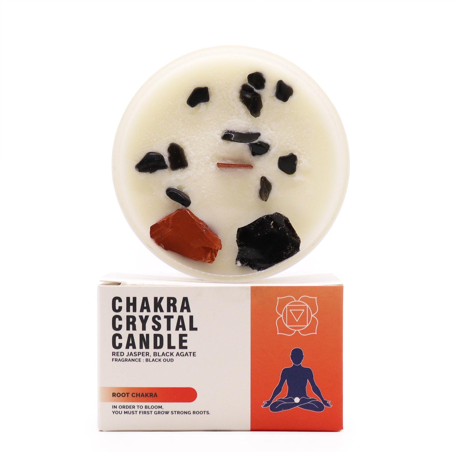 Chakra Crystal Candles - Root Chakra
