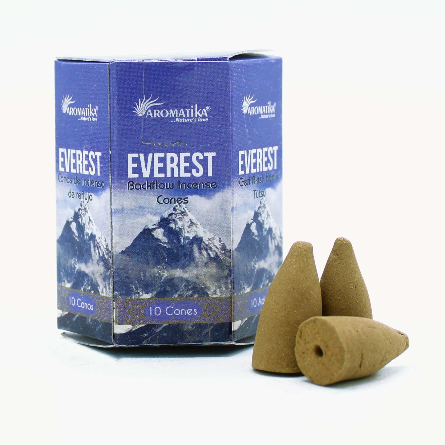 Pack of 10 Masala Backflow Incense - Everest