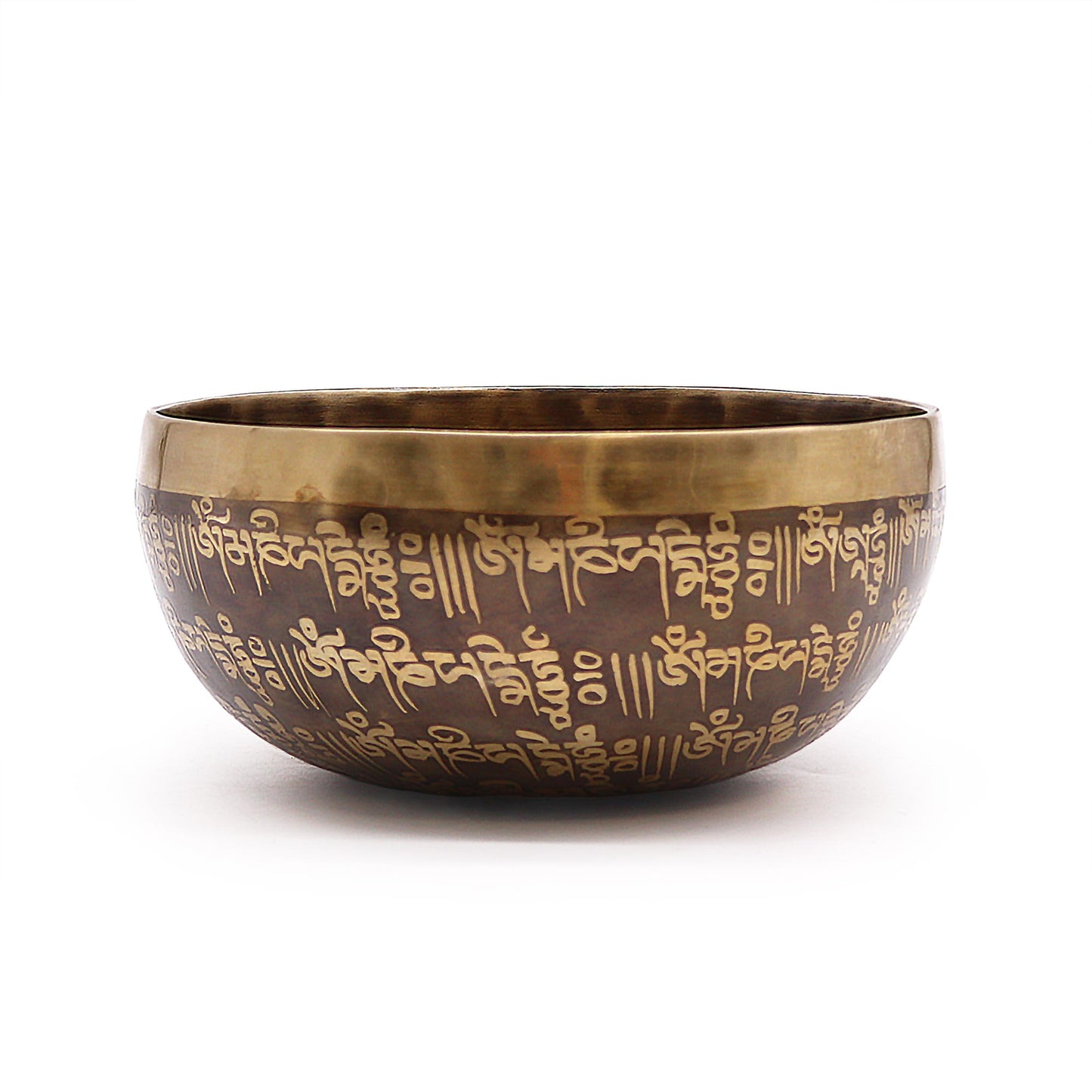 Tibetan Healing Engraved Bowl - 16cm - Mantra