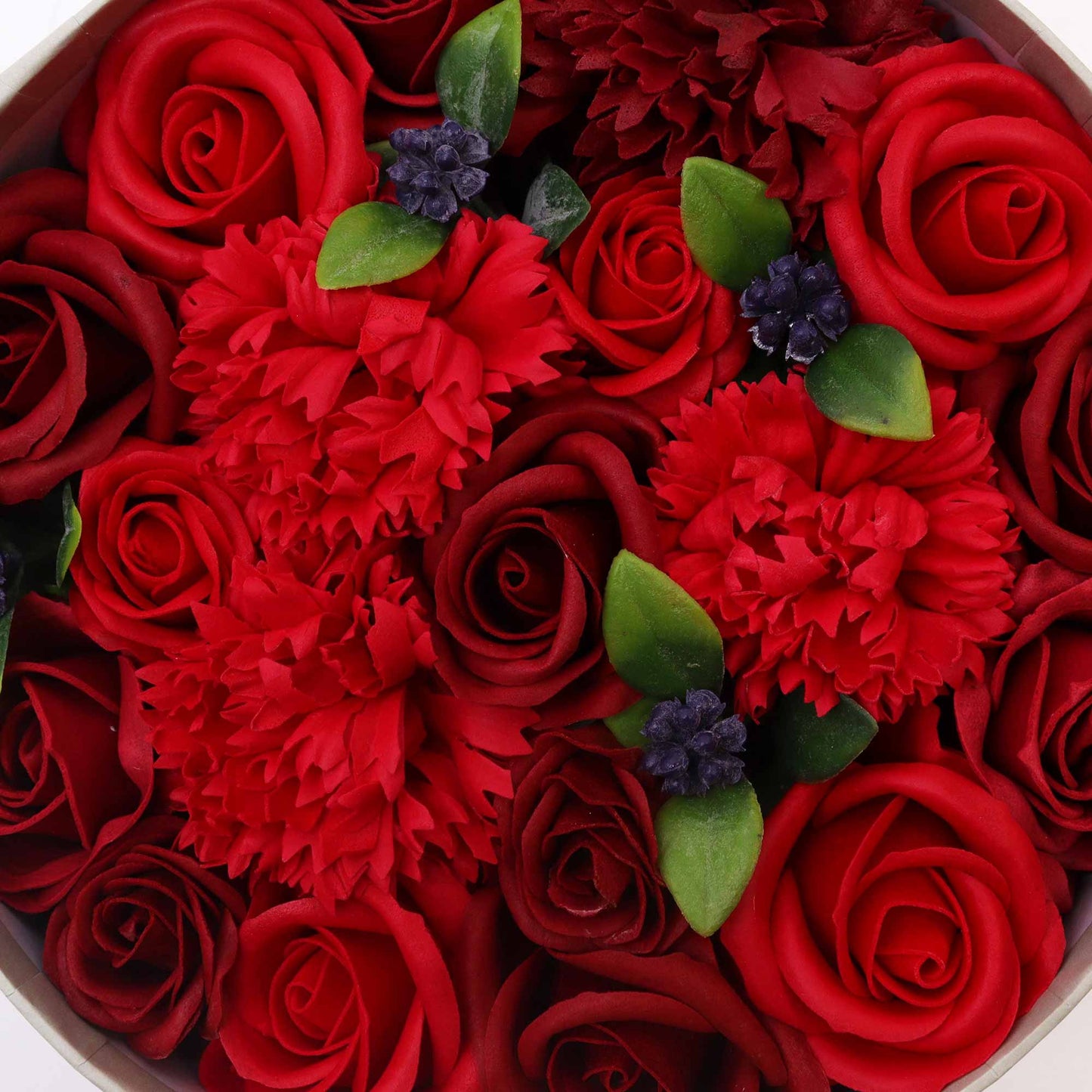 Round Box - Classic Red Roses