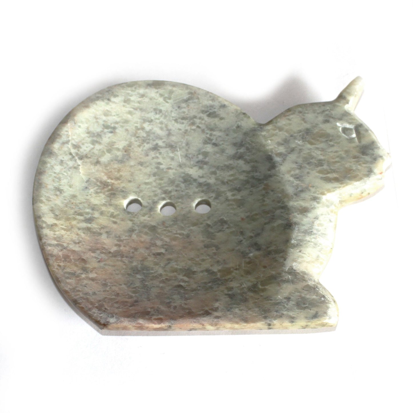 Large Soapstone Dish - Cat